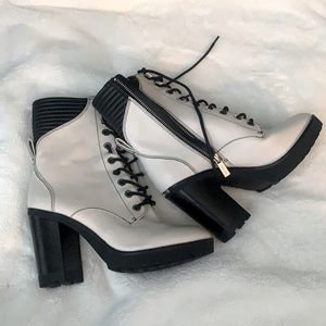 Michael Kors Combat Heel Boots